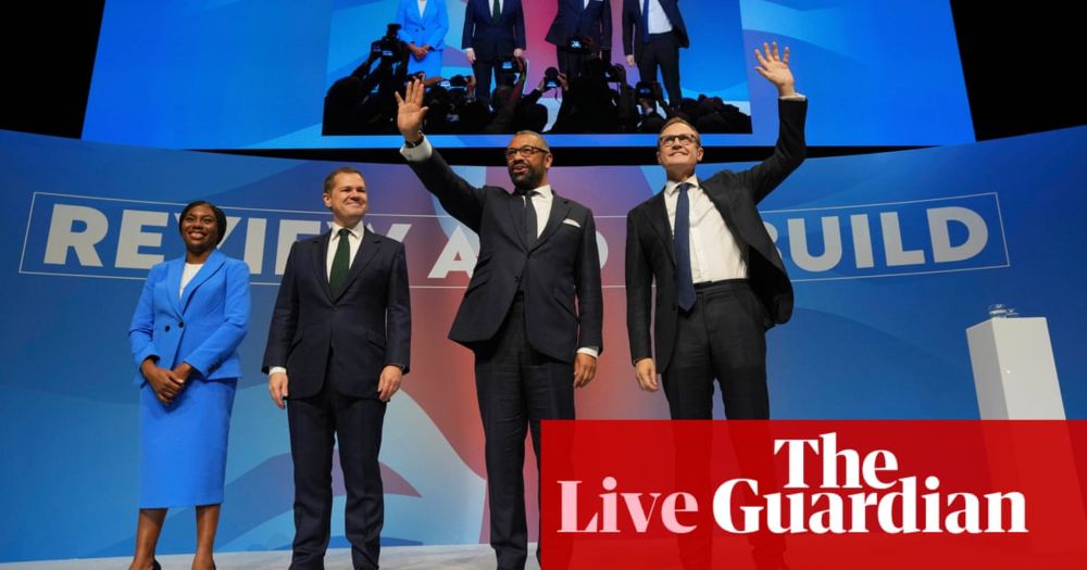 Tory leadership rivals make pitch to members at party conference – UK politics live