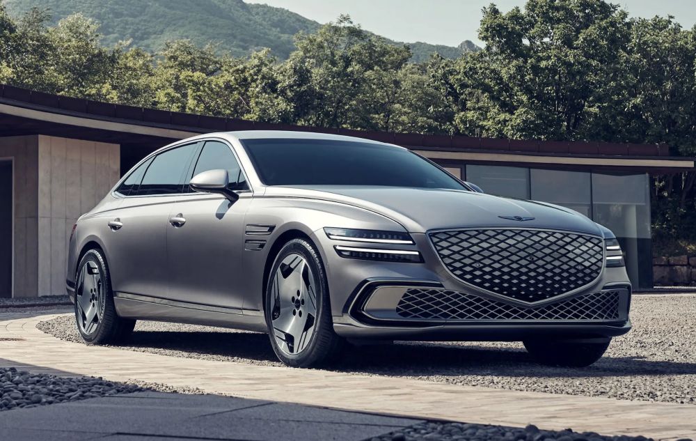 Genesis unveils updated Electrified G80 in Korea