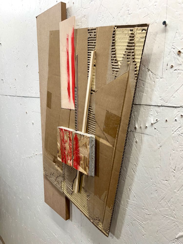 a sculptural collage.