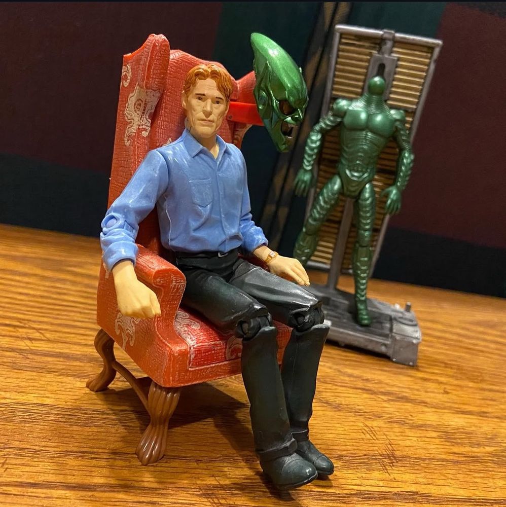 Norman Osborn/Green Goblin figure by Toy Biz.