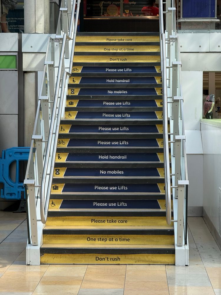 Worried staircase 
