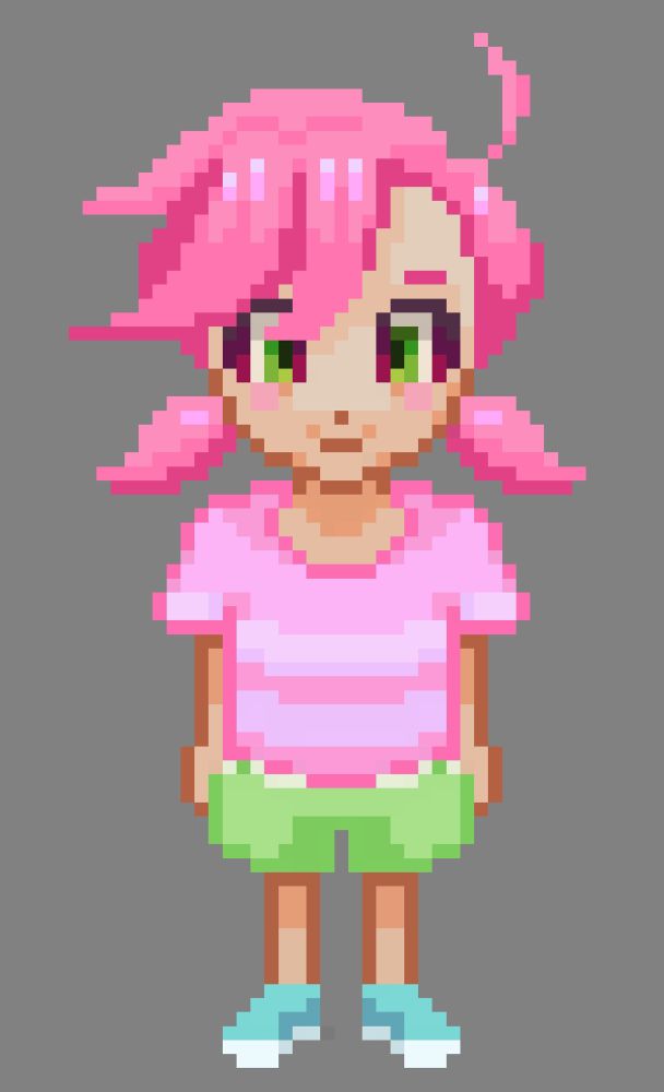 pixel art sprite of my persona Kip