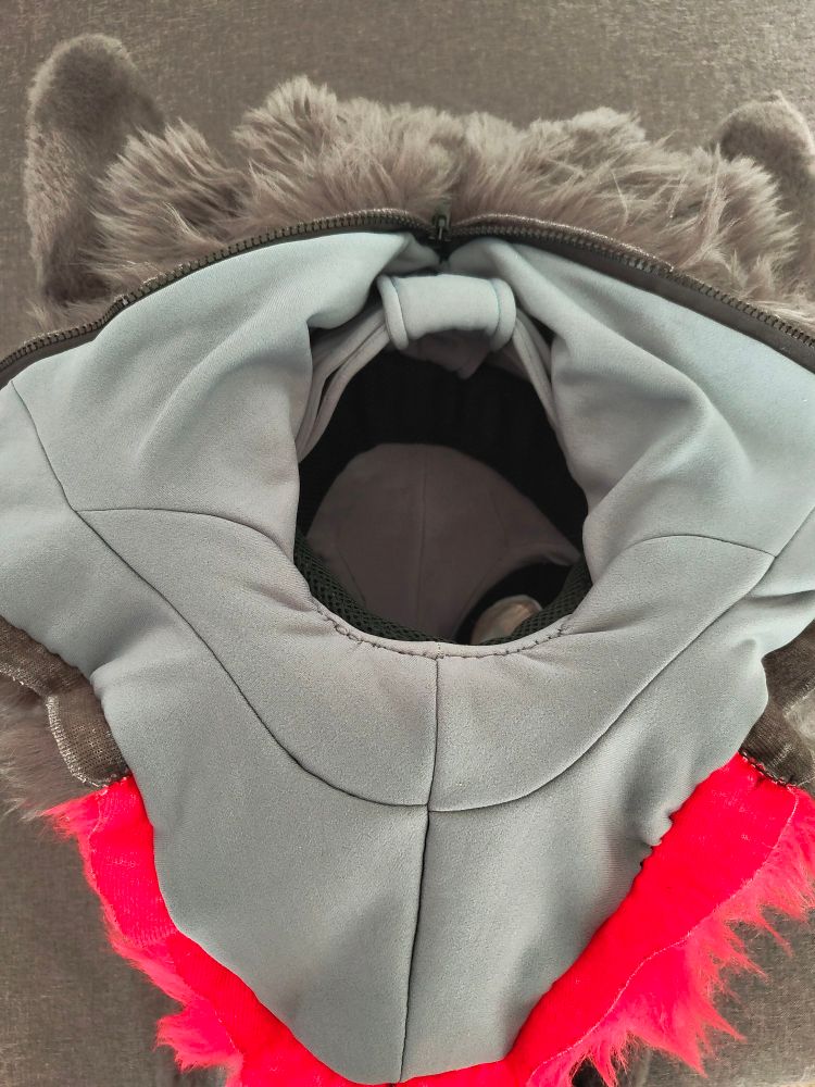 Lining inside Yulongs head.