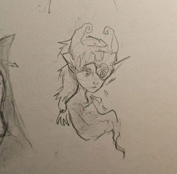 sketch of Minda from twilight princess