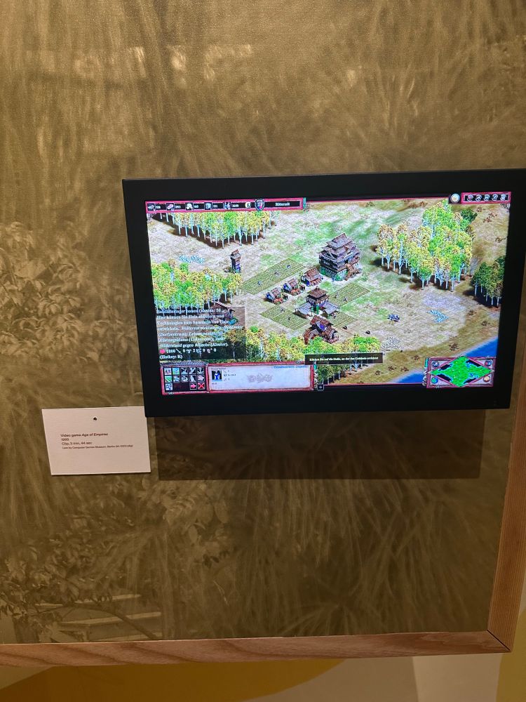Age of Empires being shown in the V&A Future Gardens exhibition Dundee