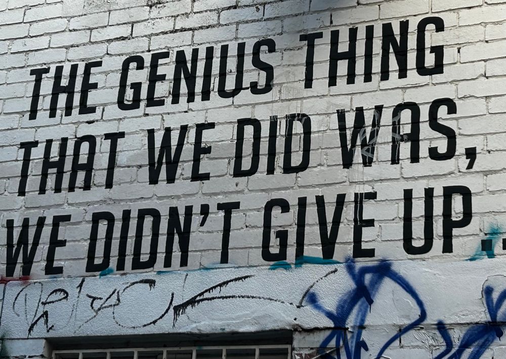 Street art Melbourne: the genius thing that we did was, we didn't give up 