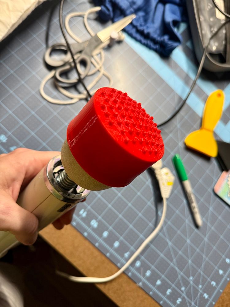 Little red nubbin from those Lenovo thinkpads but this time it’s big red and 3d printed on the end of a magic wand