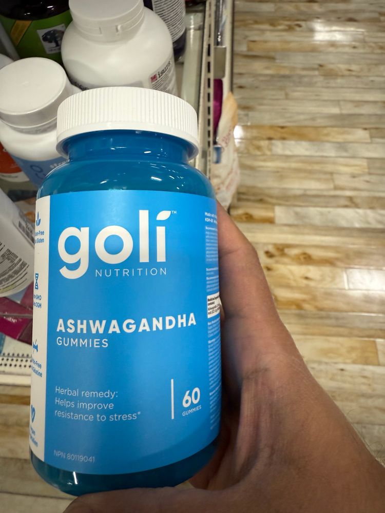  Our supplement bottle of Ashwagandha (don’t use) 