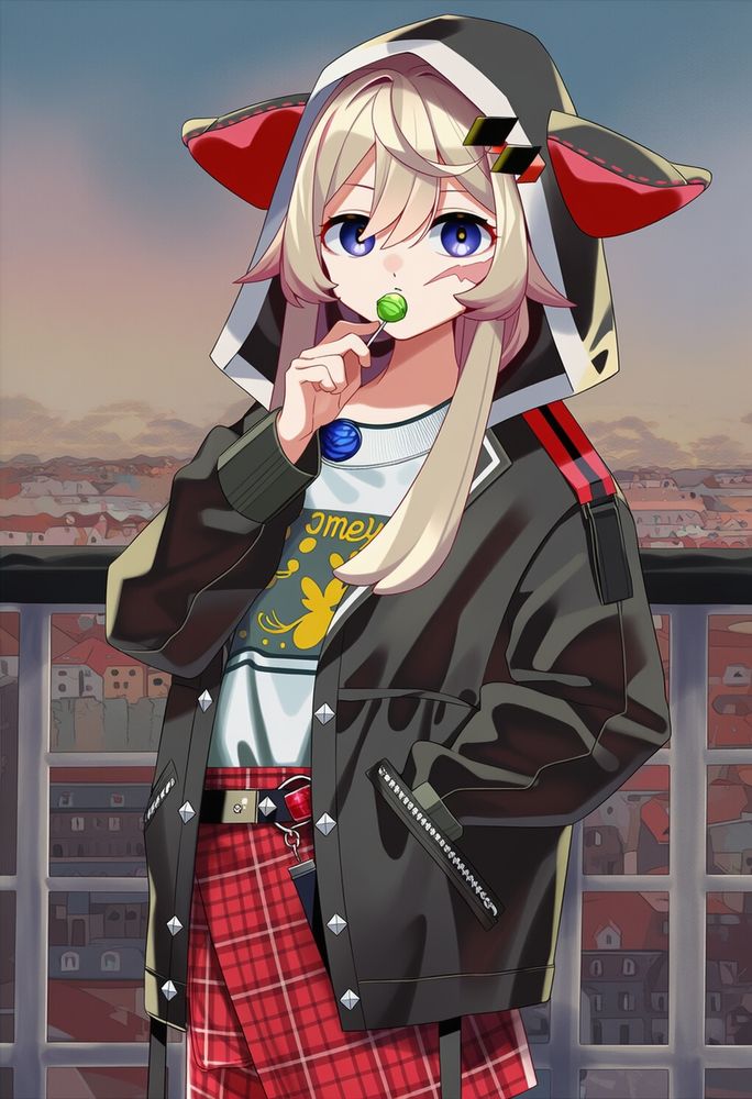 私服姿のメリデ