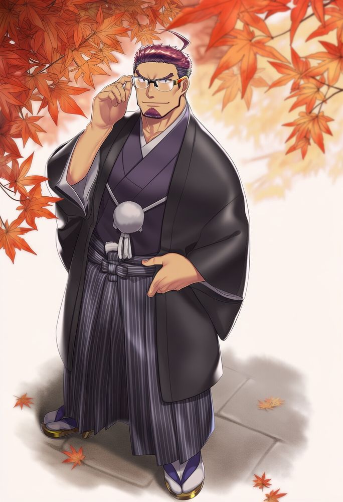 袴姿のセイイチロウ