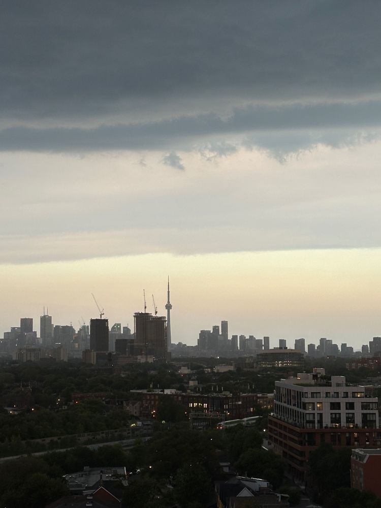 Clouds over CN Tower