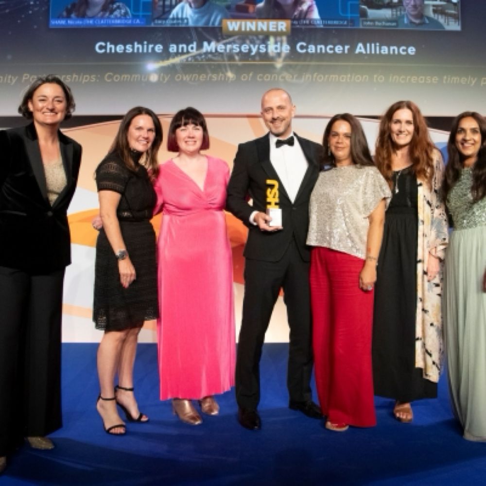 Cancer Alliance wins prestigious national award for Community Partnerships scheme :: Cheshire & Merseyside Cancer Alliance