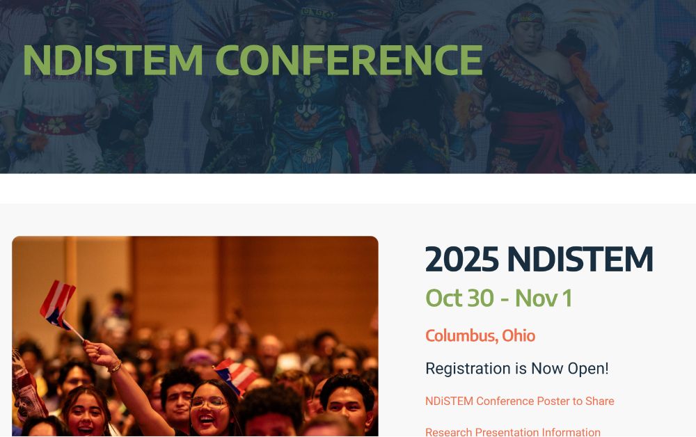 sacnas meeting webpage. the meeting is in oct 30 in ohio