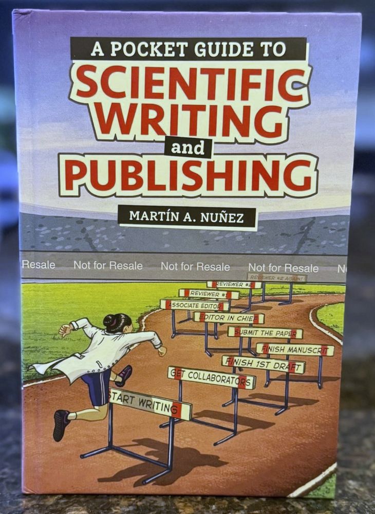 book cover of the book "A Pocket Guide to Scientific Writing and Publishing" by Martin A. Nunez
