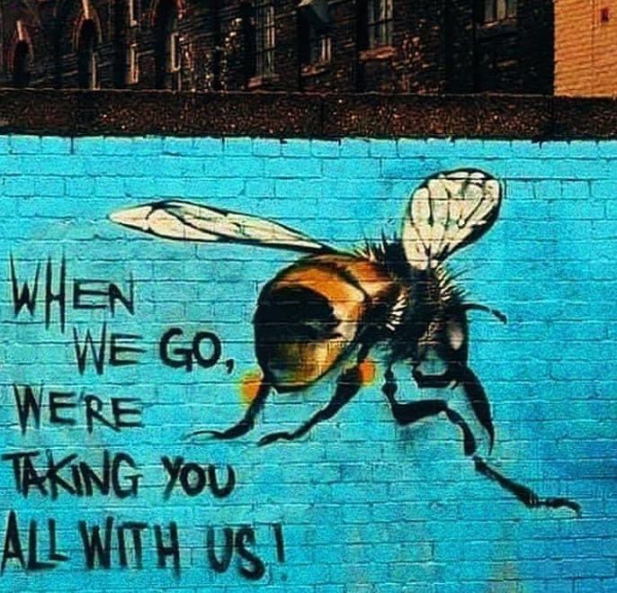 Bees' extinction.