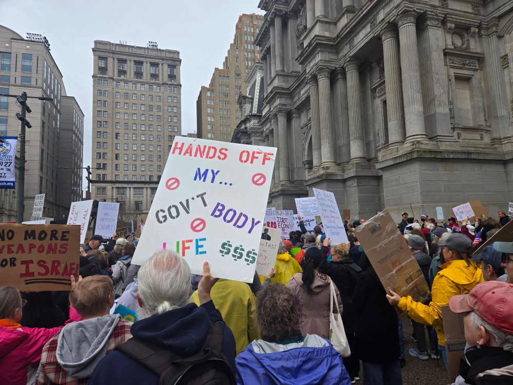 City Hall Philly anti Trump rally 