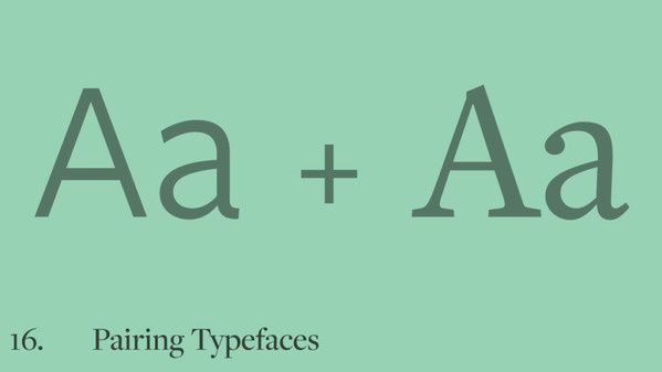 Day 16: Pairing Typefaces