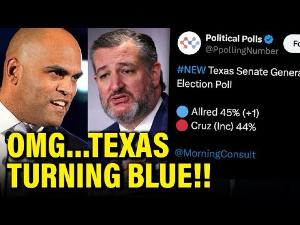 WOW! GOP Losing CONTROL in TEXAS…Allred BEATING Cruz?!!