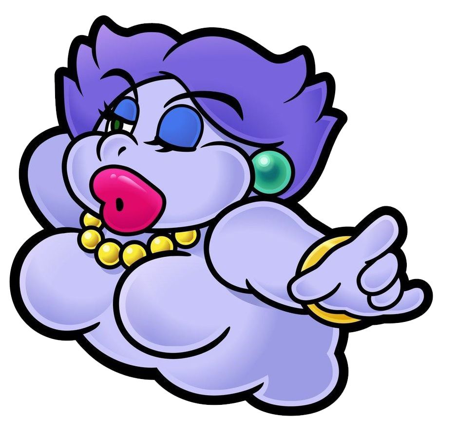 Madame Flurrie from Paper Mario
