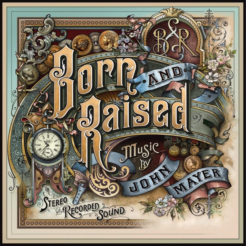 John Mayer’s Born and Raised album cover