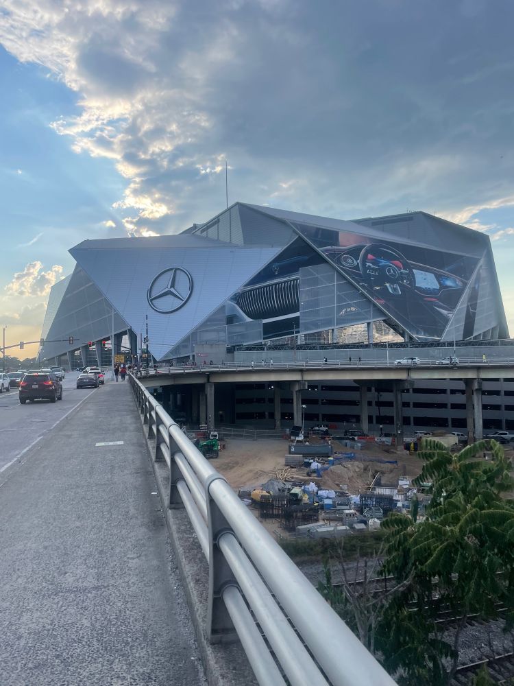 Mercedes Benz Stadium.