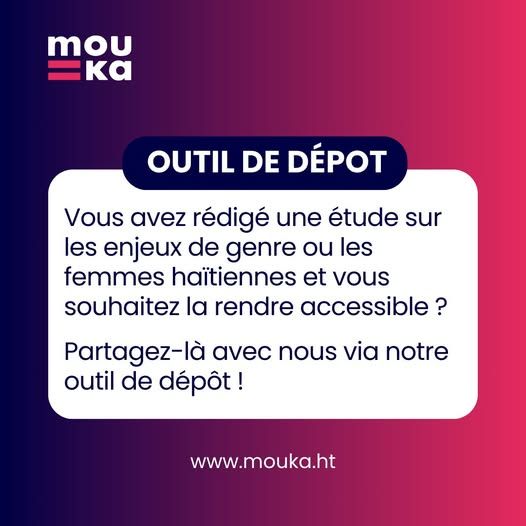 Outil pour déposer une publication sur Mouka.