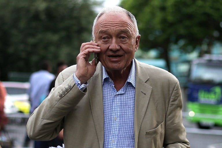 Ken Livingstone on the phone