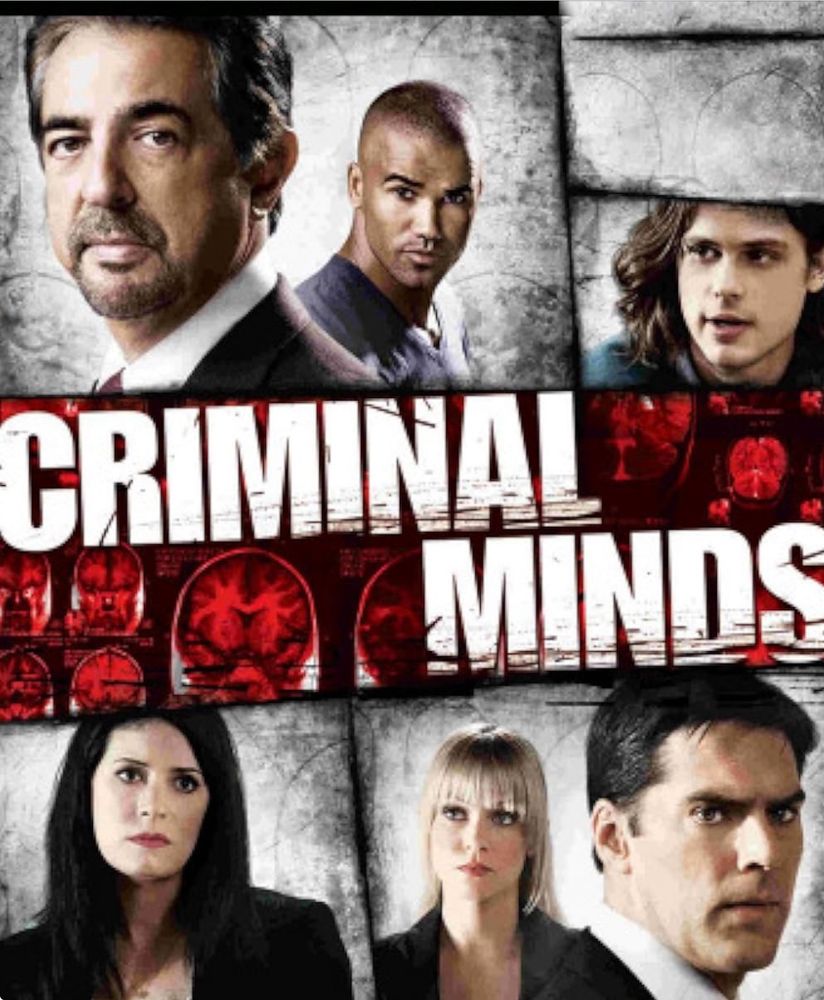 Cover image for tv show Criminal Minds
Image: Six characters from the show
Rossi, Derek, Spense, Hotch, J.J., and Emily in counterclockwise order from upper left.