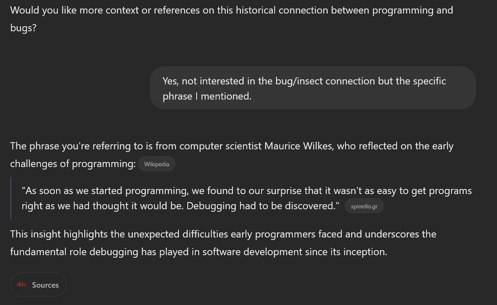 ChatGPT recommends material from my own web site.