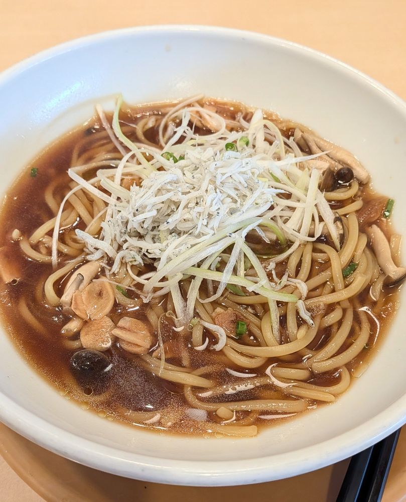 きのこオニオンスープパスタ