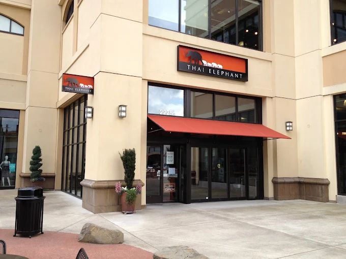 A photo of the outside of the restaurant, Thai Elephant
