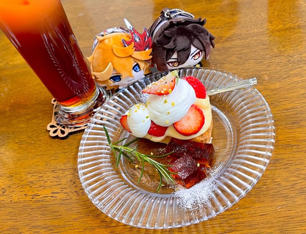 おしゃれカフェにて