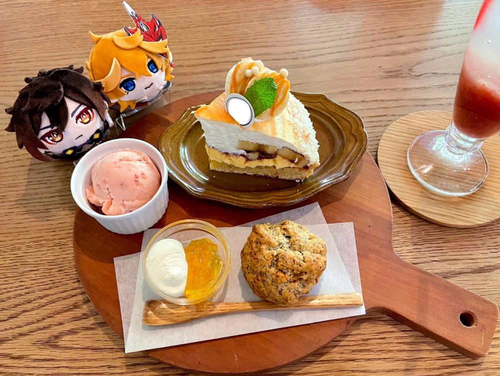 おしゃれカフェにて