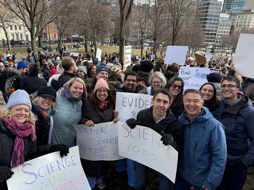 Picture of Boston Common during the March for science 