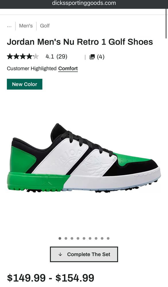 Very goofy looking Jordan golf shoes. Look like they’re the wingstop edition.