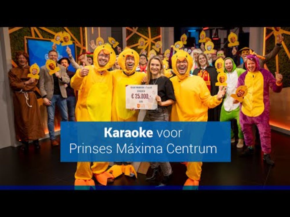 Karaoke voor Prinses Máxima Centrum