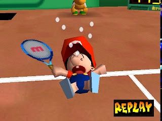 Baby Mario in Mario Tennis 
