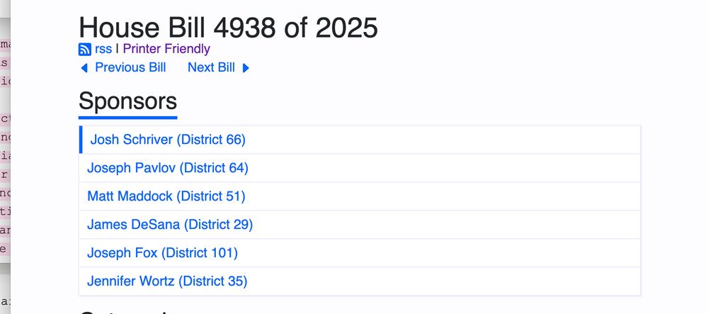 House Bill 4938 of 2025

Sponsors
Josh Schriver (District 66)

Joseph Pavlov (District 64)

Matt Maddock (District 51)

James DeSana (District 29)

Joseph Fox (District 101)

Jennifer Wortz (District 35)