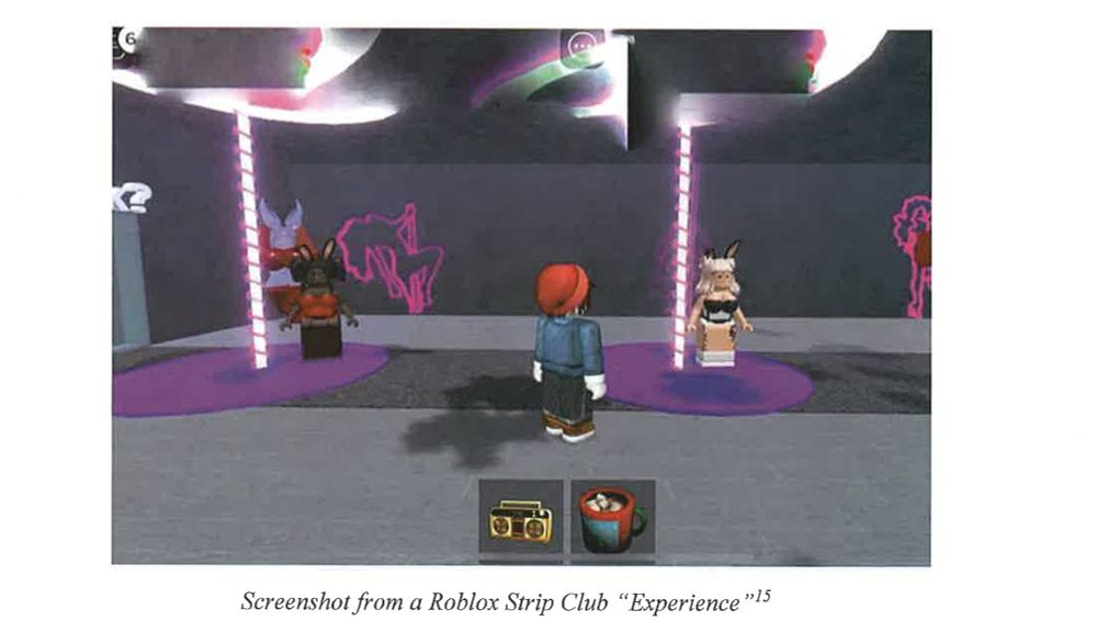 A screenshot from the suit showing a 