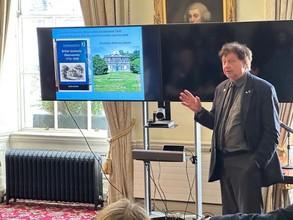 Martin Ward presents his talk.