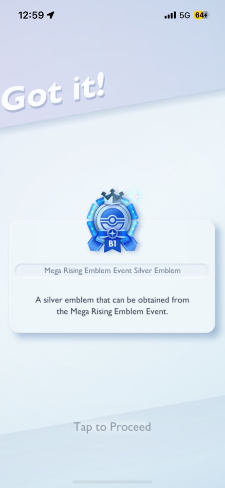 Mega Rising Emblem Event Silver Emblem - A silver emblem that can be obtained from the Mega Rising Emblem Event.
