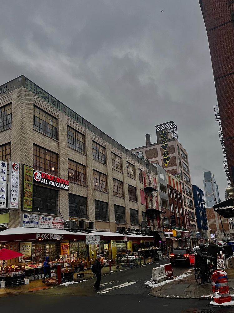 Hanging in chinatown