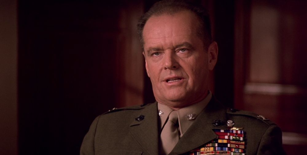 Jack Nicholson in A Few Good Men