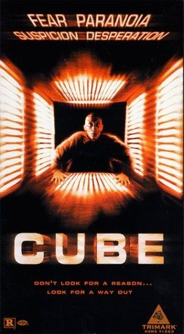 Poster for the horror movie "cube"