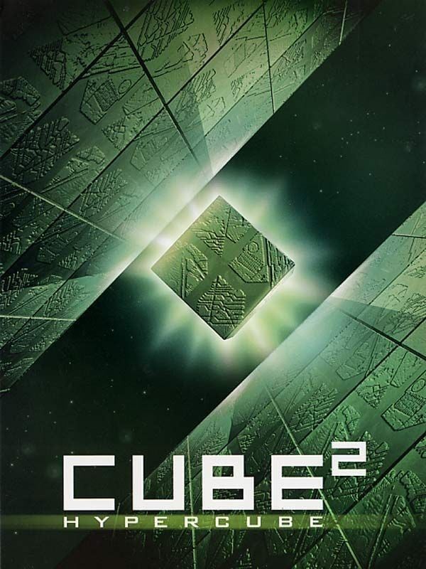 Poster for the horror movie "cube 2: hypercube"