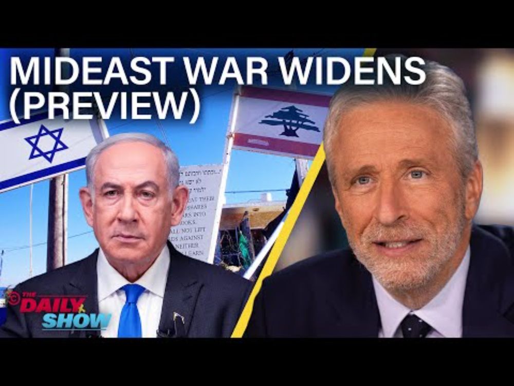 Jon Stewart on Israel, Lebanon & The Widening Mideast War [PREVIEW] | The Daily Show