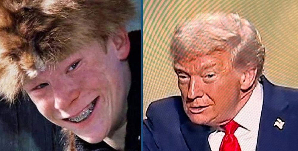Scut Farkus from "A Christmas Story" vs Donald Trump getting the fake Peace Prize from FIFA