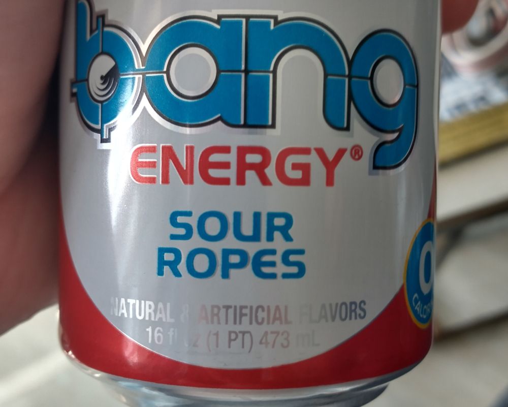 a can of sour ropes flavor bang energy