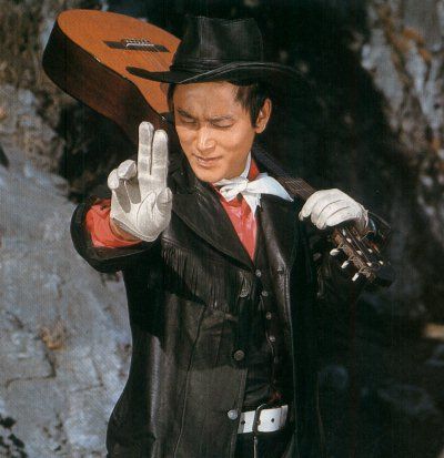 the character ken hayakawa from 70s show kaiketsu zubat. an ongoing part of the show is characters declaring they are the greatest (golfer, billiards player, trumpet musician, etc) in japan and ken stepping up to declare they are only the second, and he is the best