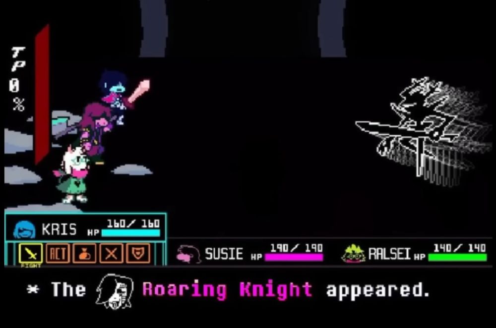 IT'S THE KNIGHT- Oh. Hi mettaton!
